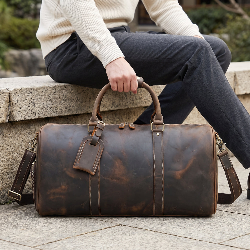 The Ravensworth Duffel — 6020 Dark Coffee (55cm)