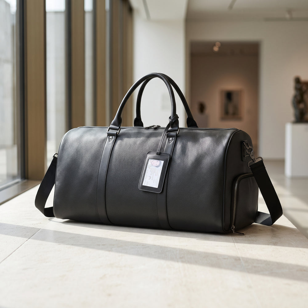 The Aveline Travel Duffel — 6020 Litchi Black