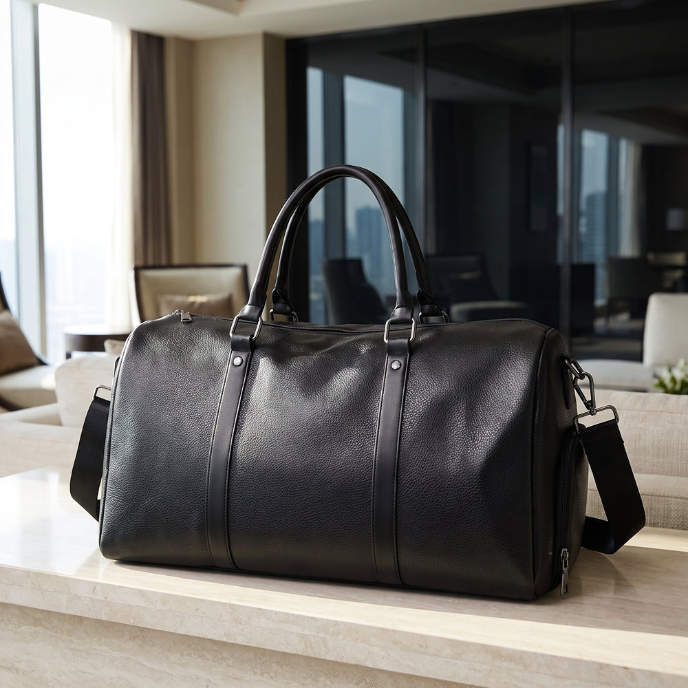 The Portmere Weekender — Black