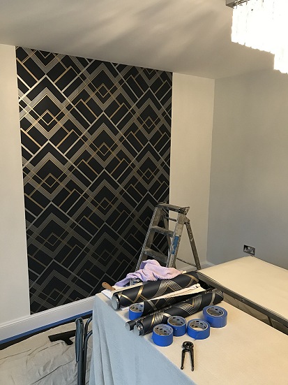 Wall covering complete stage 2
