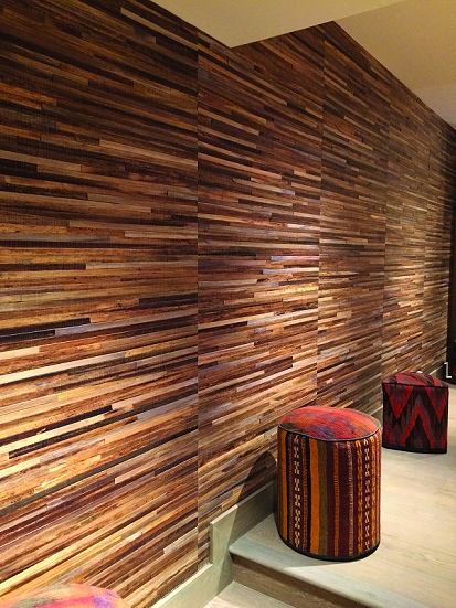 Specialist wood slat wall covering