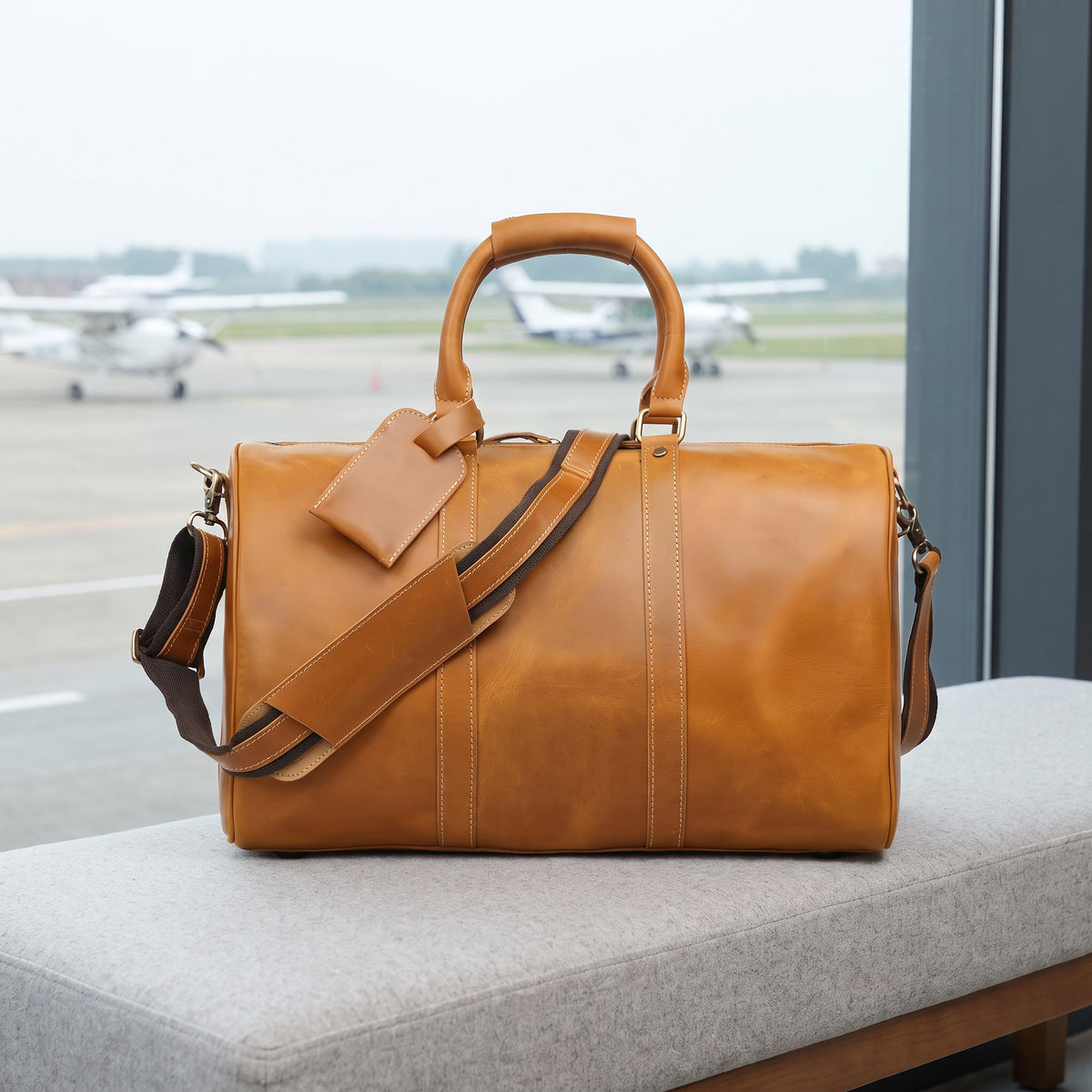 The Valmere Travel Duffel — TB2009 Brownish Yellow