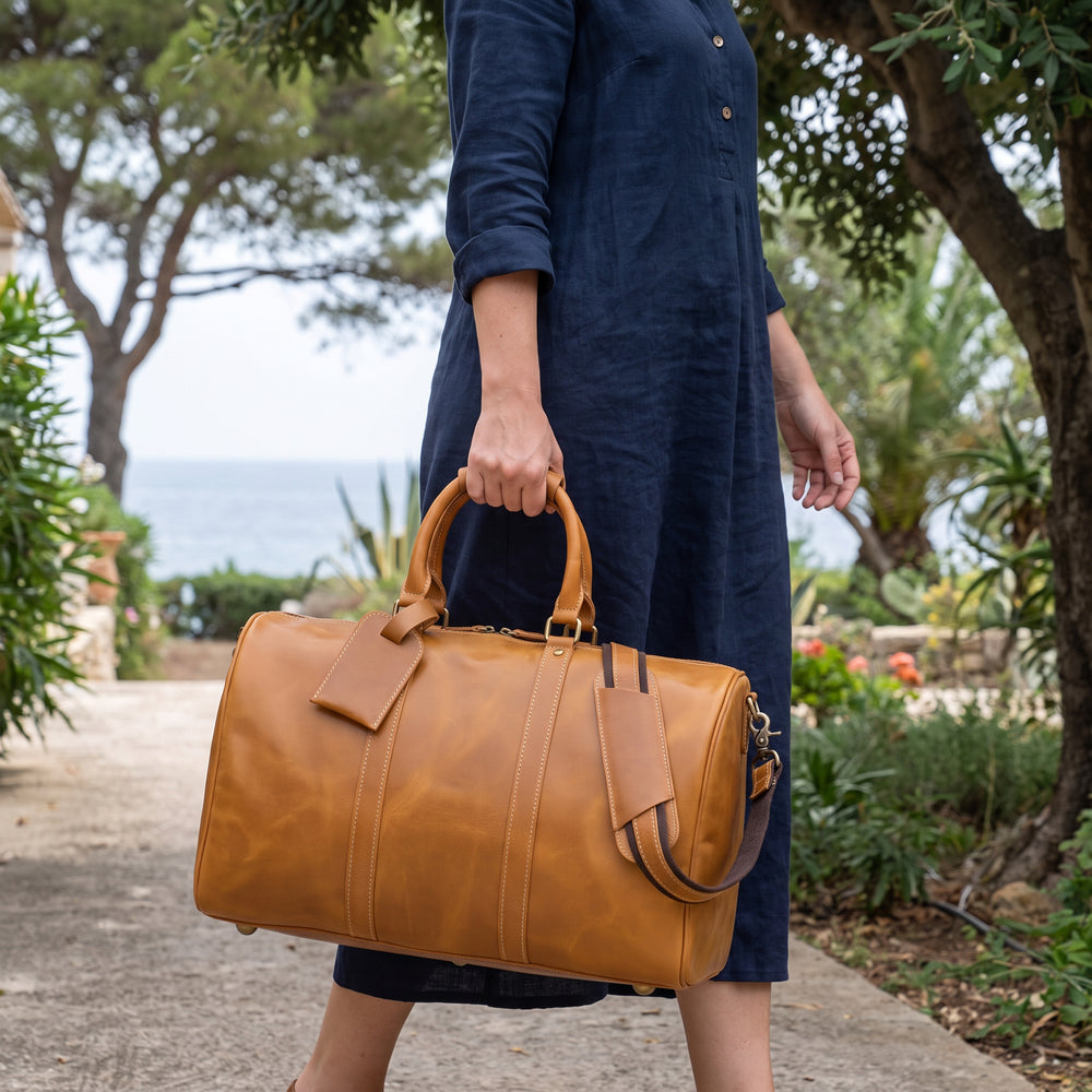 The Valmere Travel Duffel — TB2009 Brownish Yellow