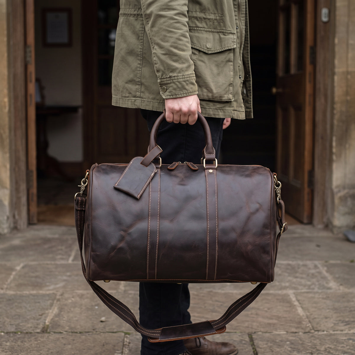 The Valmere Travel Duffel — TB2009 Coffee Brown