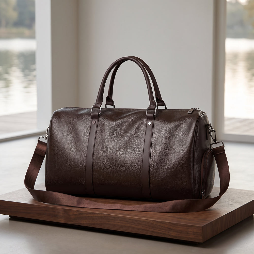 The Portmere Weekender — Brown