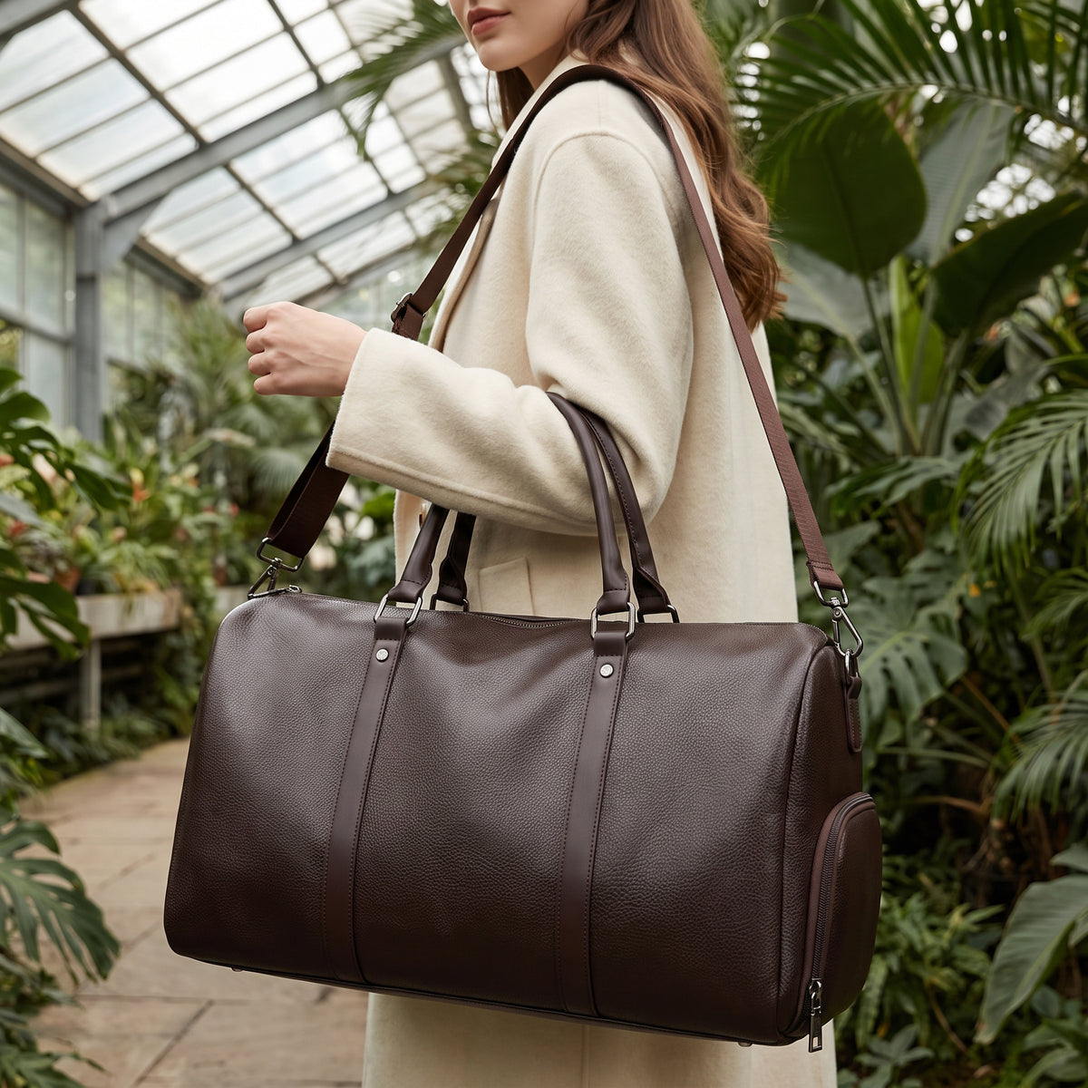 The Portmere Weekender — Brown