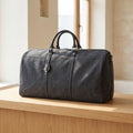 The Ashbourne Canvas Duffel — Big Black