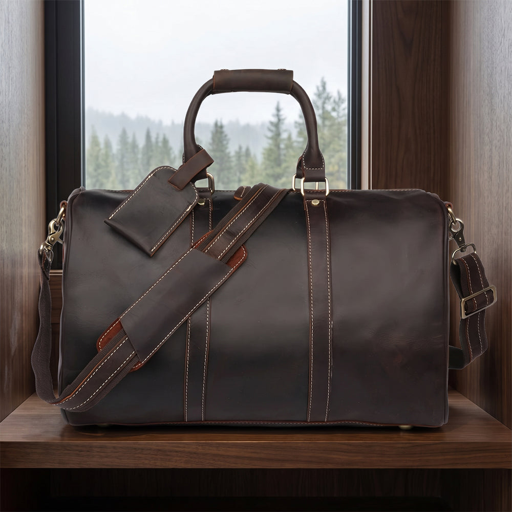 The Valmere Travel Duffel — TB2009 Coffee Brown