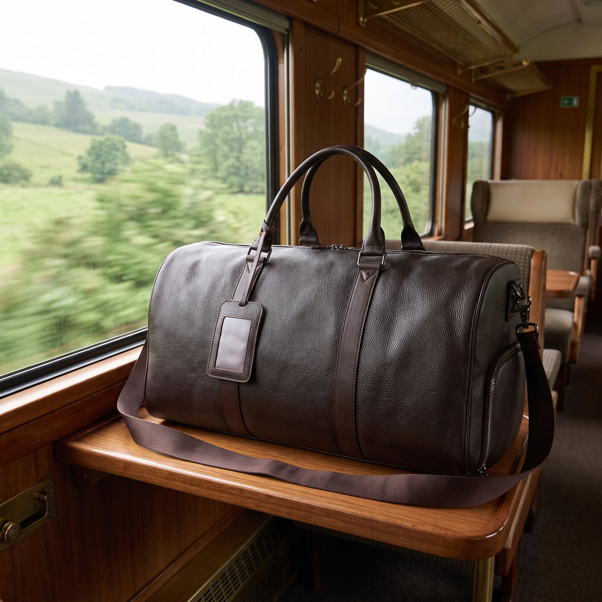 The Aveline Travel Duffel — 6020 Litchi Coffee