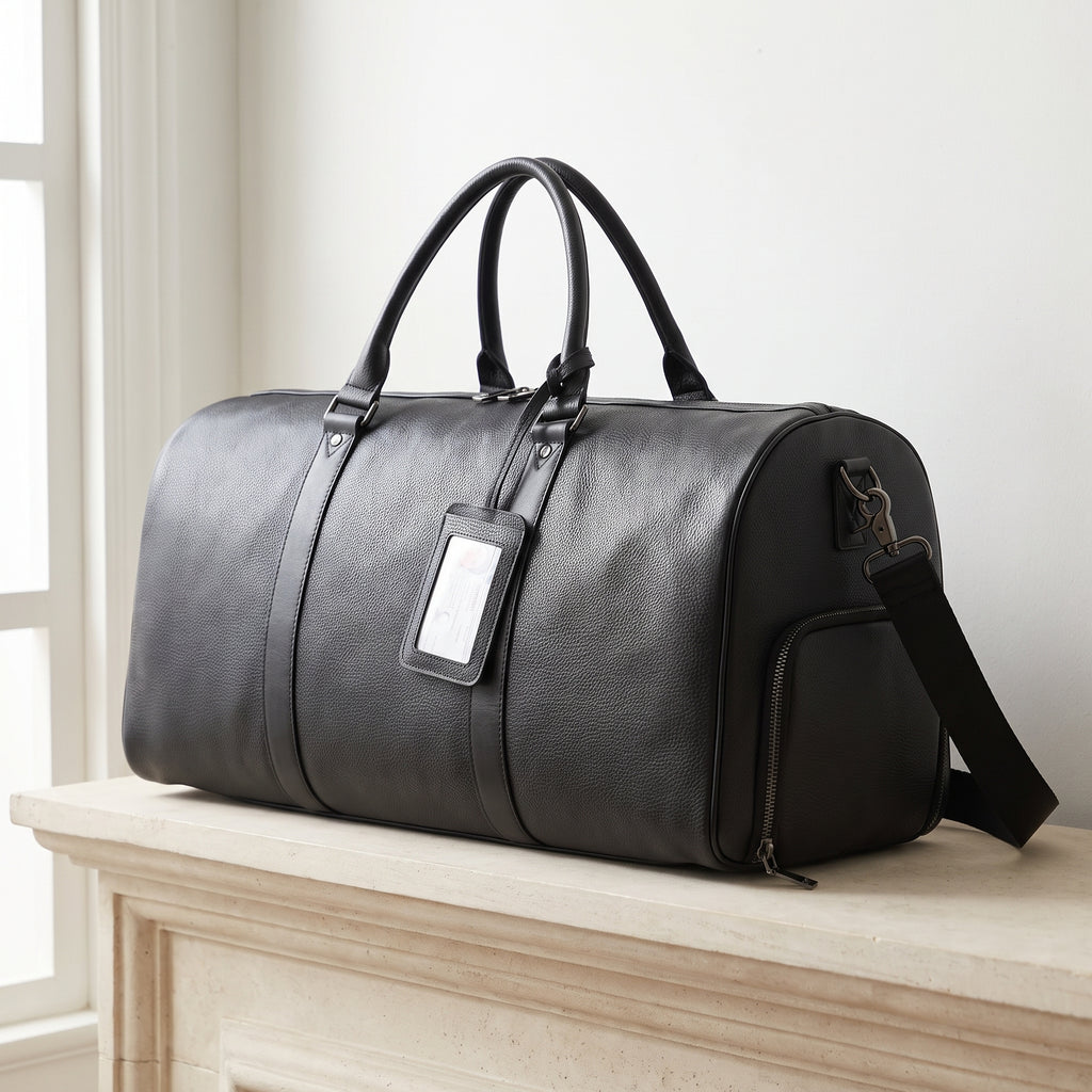 The Aveline Travel Duffel — 6020 Litchi Black