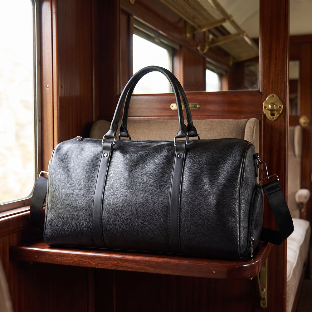 The Portmere Weekender — Black